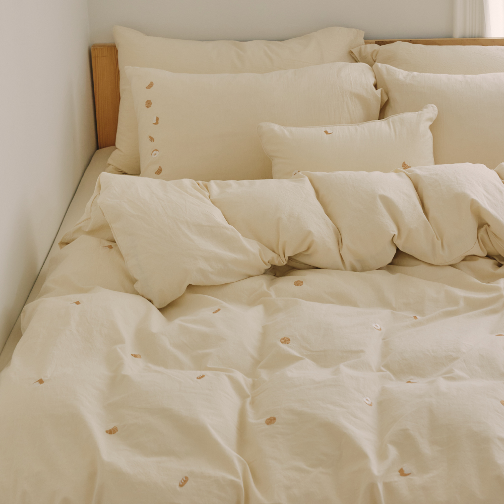 翔仔居家 純棉 刺繡色織水洗棉被套【珍珠白-仙人掌】單人、雙人尺寸 刺繡色織水洗棉 長絨棉系列 歷史價格詳細信息