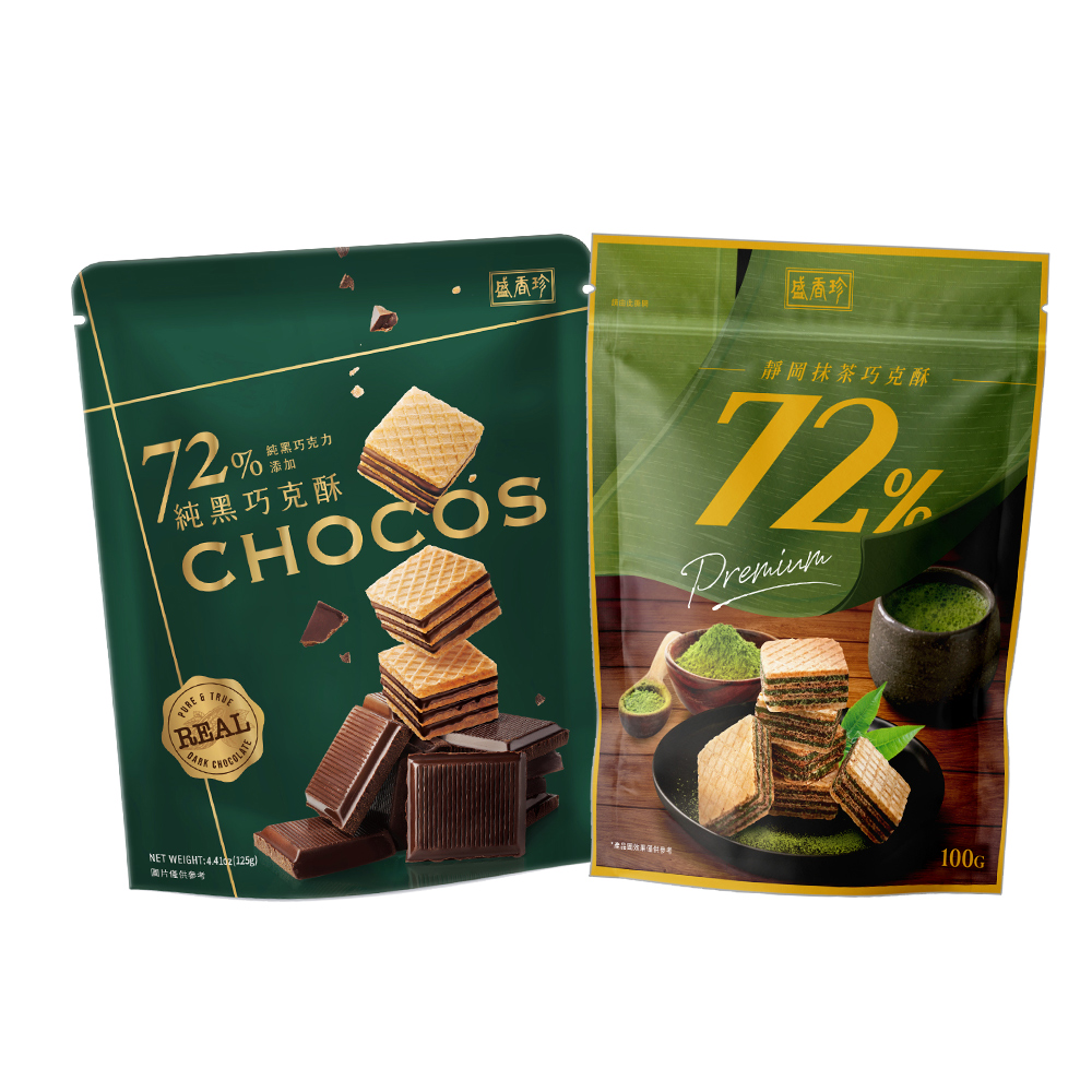 《盛香珍》靜岡抹茶72%巧克酥100g/包 歷史價格詳細信息