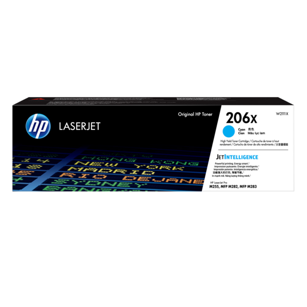 HP W2111X/2111X/2111/206X 原廠藍色高容量碳粉匣 HP Color LaserJet Pro M255dw/M283fdw 歷史價格詳細信息