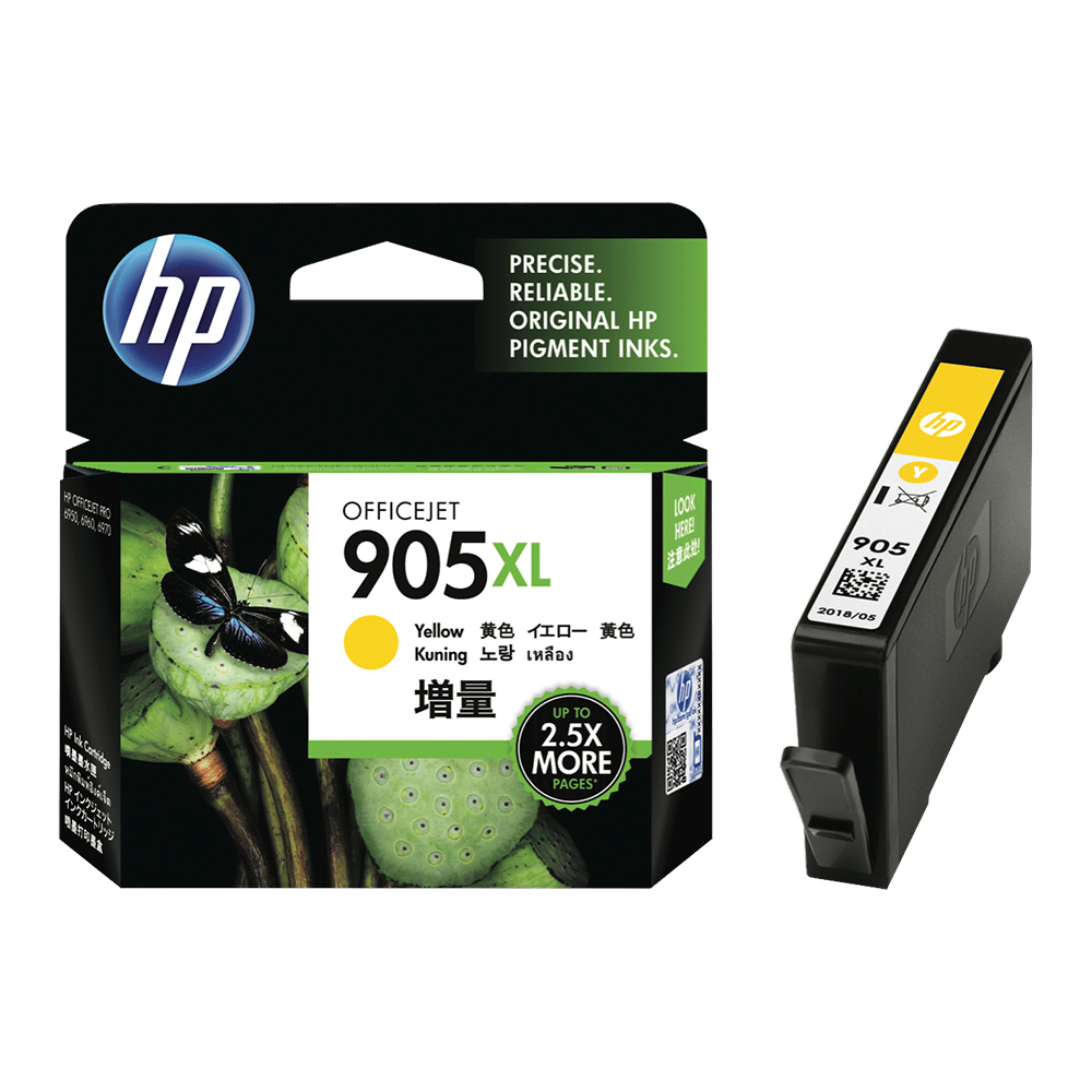 HP T6M13AA 905XL 高容量 原廠黃色墨水匣 歷史價格詳細信息