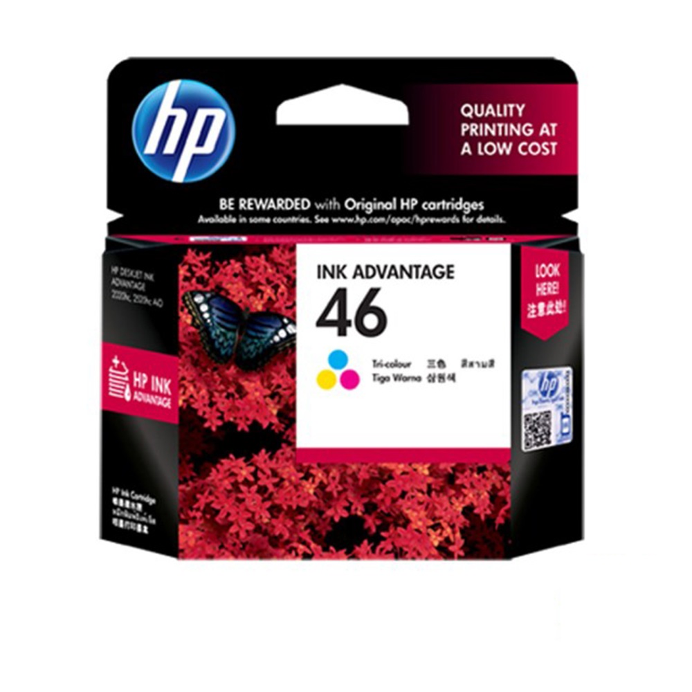 HP 46 彩色原廠墨水匣 可印張數750張 / NO.46 歷史價格詳細信息