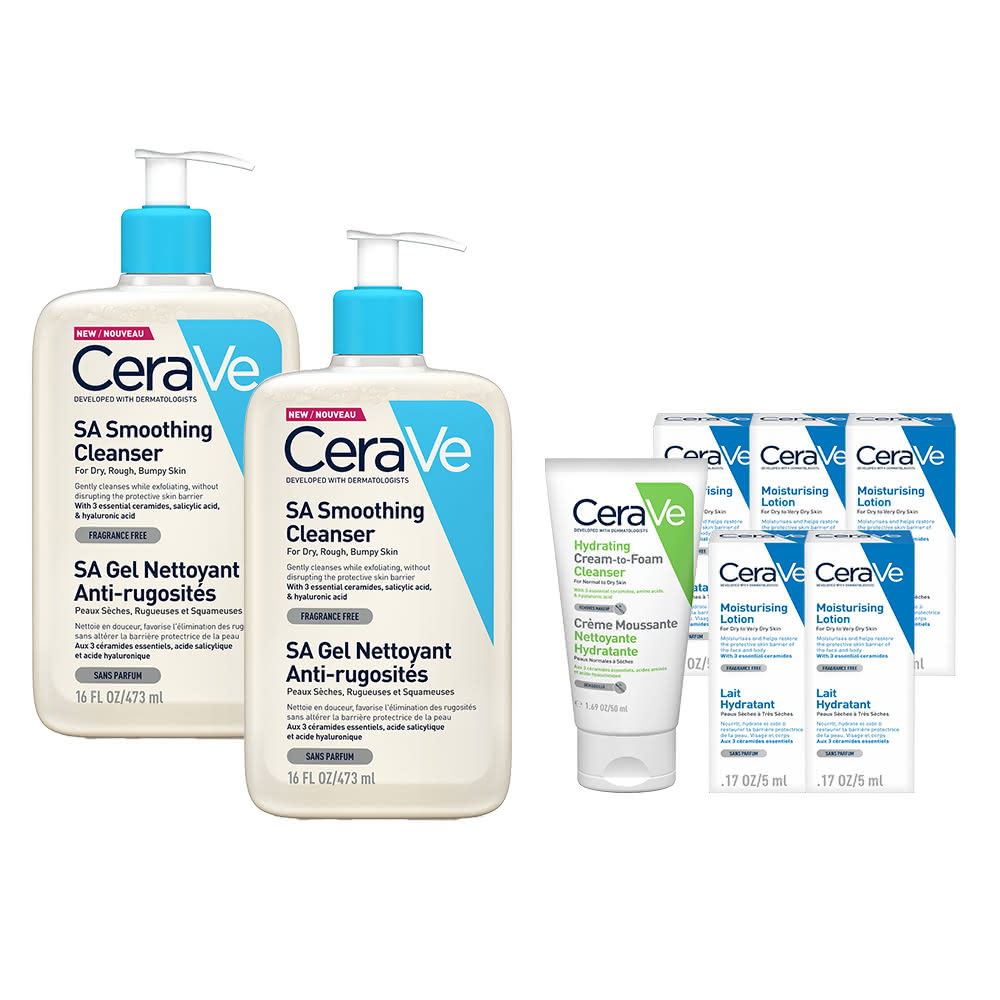 【CeraVe適樂膚】水楊酸煥膚淨嫩潔膚露 473ml+長效清爽保濕乳 473ml 歷史價格詳細信息