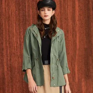 【OUWEY 歐薇】率性甜美荷葉下擺排釦牛仔外套(深藍色；S-L；3231328404) 歷史價格詳細信息