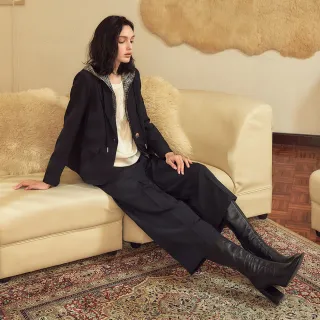 【OUWEY 歐薇】造型設計袢帶垂墜質感寬褲3213326706(淺綠) 歷史價格詳細信息