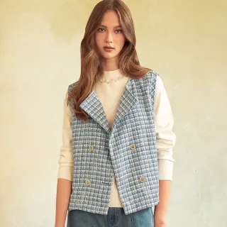 【OUWEY 歐薇】都會小香假兩件針織上衣(黑；S-L；3243195422) 歷史價格詳細信息