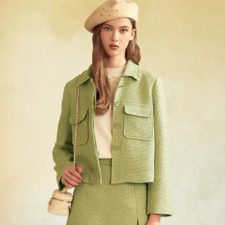 【OUWEY 歐薇】都會澎袖造型POLO領洋裝3222327020(深藍) 歷史價格詳細信息