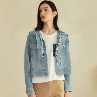 可拆式牛仔連帽外套《J.Y》中國有嘻哈吳奕凡同款 楊冪同款 牛仔外套 歷史價格詳細信息