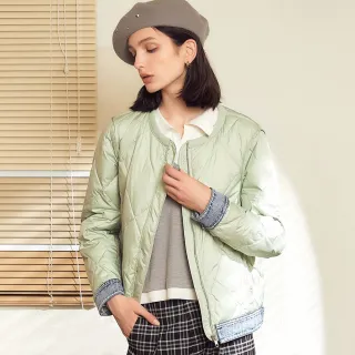 棉服牛油果綠拼接棉衣外套男冬季美式復古大碼加厚羊羔毛棒球棉服 歷史價格詳細信息
