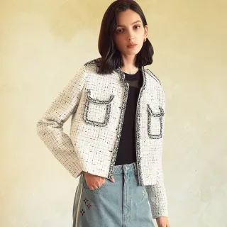 【OUWEY 歐薇】格紋吊帶假兩件波浪層次蛋糕洋裝3222067213(黑) 歷史價格詳細信息