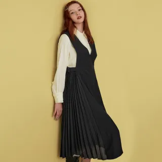 【OUWEY 歐薇】側邊顯瘦造型條紋鬆緊過膝窄裙(黑色；S-L；3223322208) 歷史價格詳細信息