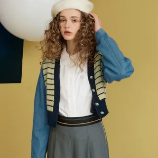 【OUWEY 歐薇】條紋單邊開肩開衩拉鍊上衣(黑色；S-L；3222161219) 歷史價格詳細信息