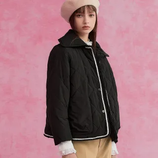 【OUWEY 歐薇】菱格人字織蔥緹花V領針織外套(綠色；S-L；3224195205) 歷史價格詳細信息
