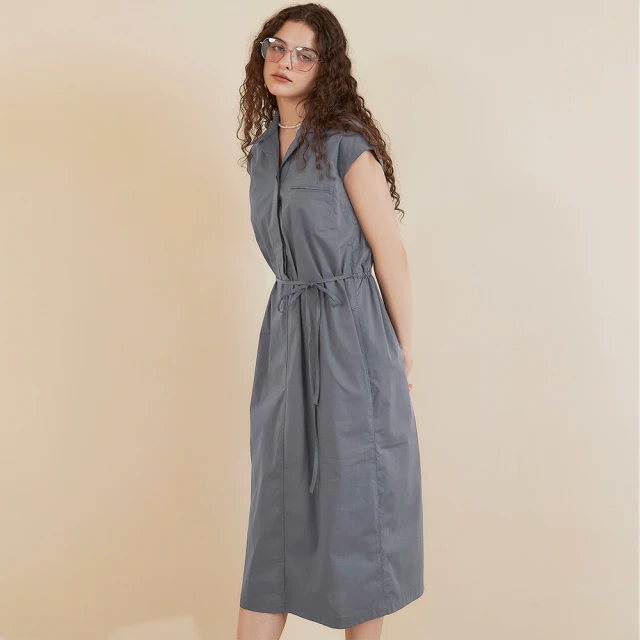 【OUWEY 歐薇】開衩工裝感腰帶大圓裙(綠色；S-L；3233322205) 歷史價格詳細信息