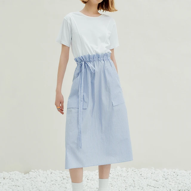 【OUWEY 歐薇】條紋單邊開肩開衩拉鍊上衣(黑色；S-L；3222161219) 歷史價格詳細信息
