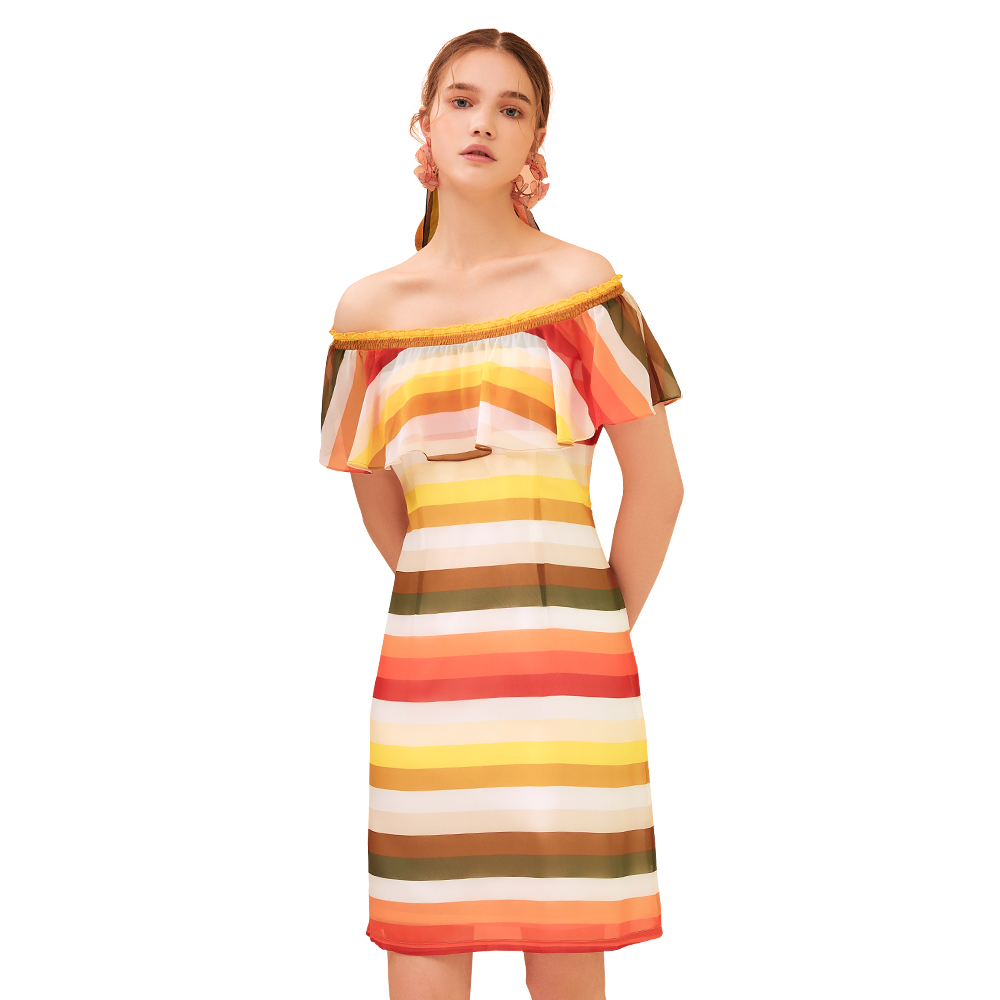 【OUWEY 歐薇】亮片刺繡印花棉質上衣(咖；S-L；3243181203) 歷史價格詳細信息