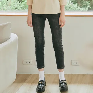 黑色九分加絨加厚牛仔褲男冬季新款韓版潮流修身小腳顯瘦保暖長褲 歷史價格詳細信息