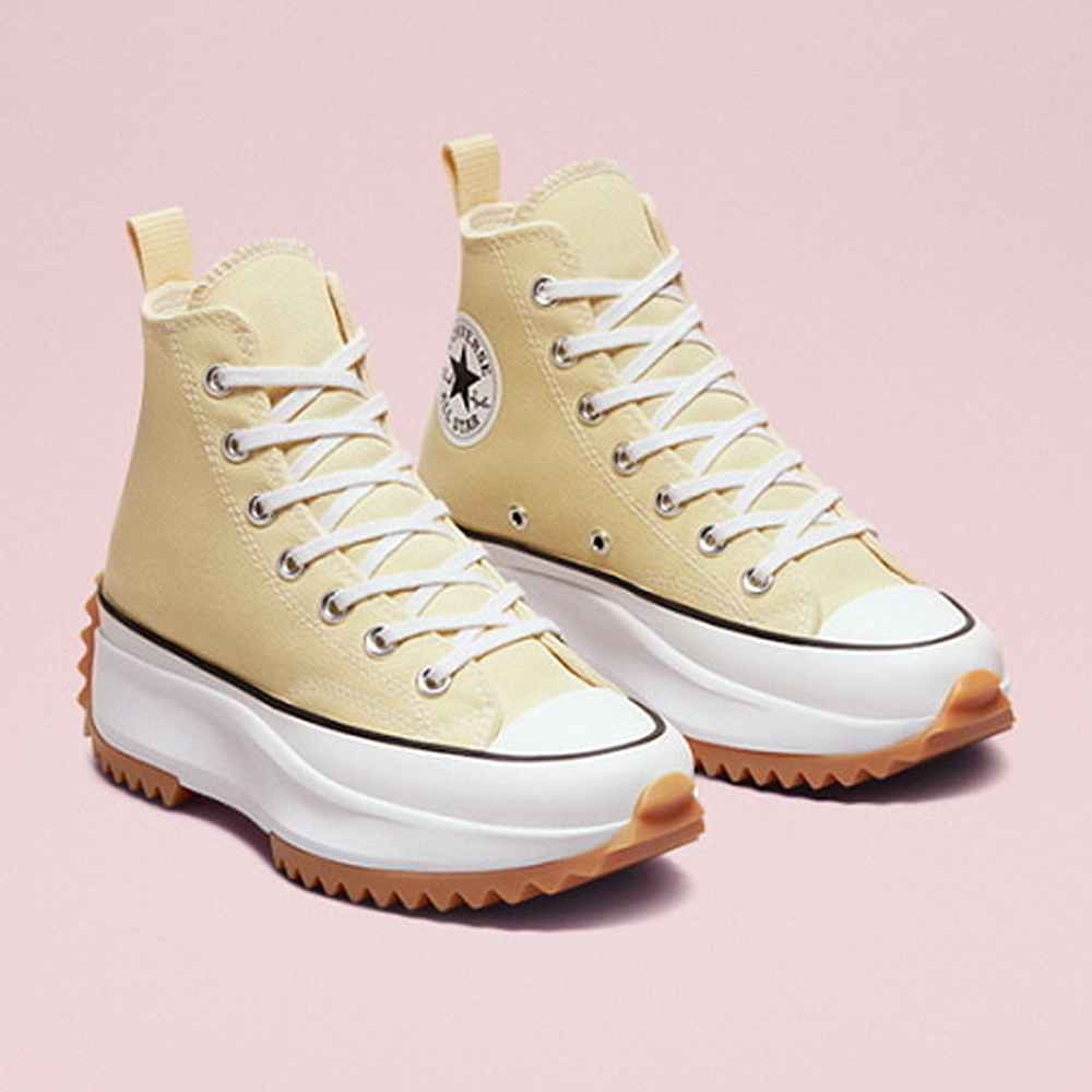 【CONVERSE品牌旗艦店】RUN STAR HIKE HI 高筒 休閒鞋 厚底鞋 男鞋 女鞋 莫迪藍(A03702C) 歷史價格詳細信息