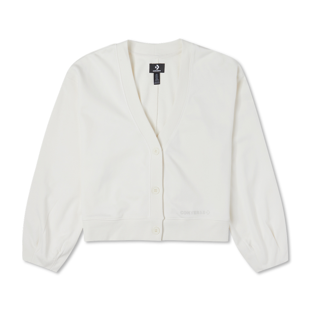 【CONVERSE】TWISTED KNIT PREMIUM EXECUTION 長袖上衣 女 白色-10023983-A01 歷史價格詳細信息