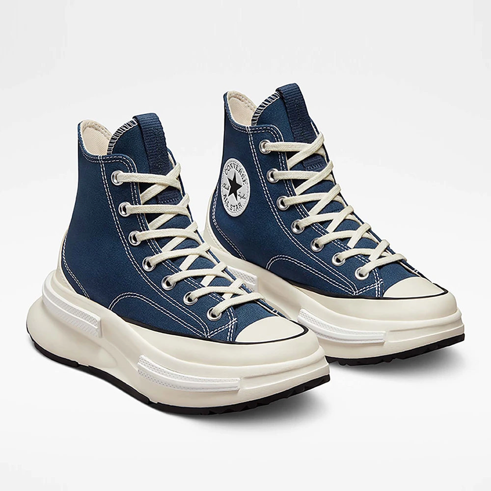【CONVERSE品牌旗艦店】RUN STAR HIKE HI 高筒 休閒鞋 厚底鞋 男鞋 女鞋 莫迪藍(A03702C) 歷史價格詳細信息