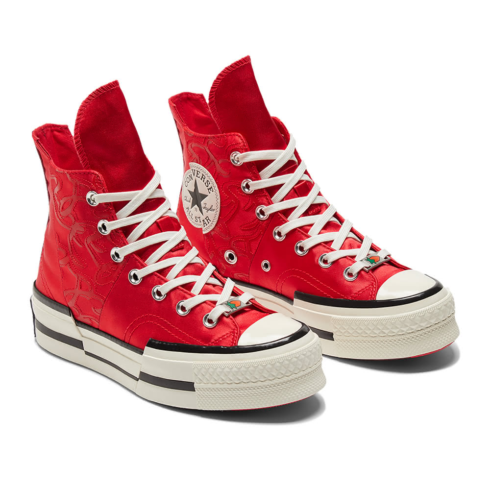 【CONVERSE品牌旗艦店】CHUCK 70 PLUS HI 高筒 休閒鞋 厚底鞋 男鞋 女鞋 UV變色鞋 白彩(A06067C) 歷史價格詳細信息