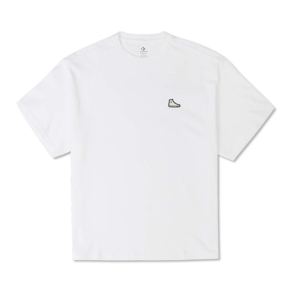 【CONVERSE】LOOSE FIT SNEAKER PATCH TEE 短袖上衣 男女 棕色_10027239-A06 歷史價格詳細信息