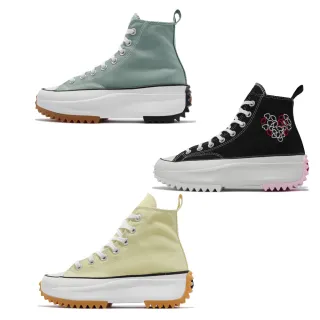CONVERSE 帆布鞋 Run Star Hike 男女鞋 低筒 潮流 鋸齒鞋 厚底 星星 情侶 白 黑 168817C 歷史價格詳細信息