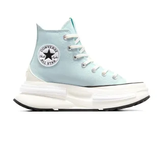 【CONVERSE】休閒鞋 女鞋 帆布鞋 高筒 厚底 增高 RUN STAR LEGACY CX HI CHANCE OF RAIN 水藍 A05487C 歷史價格詳細信息