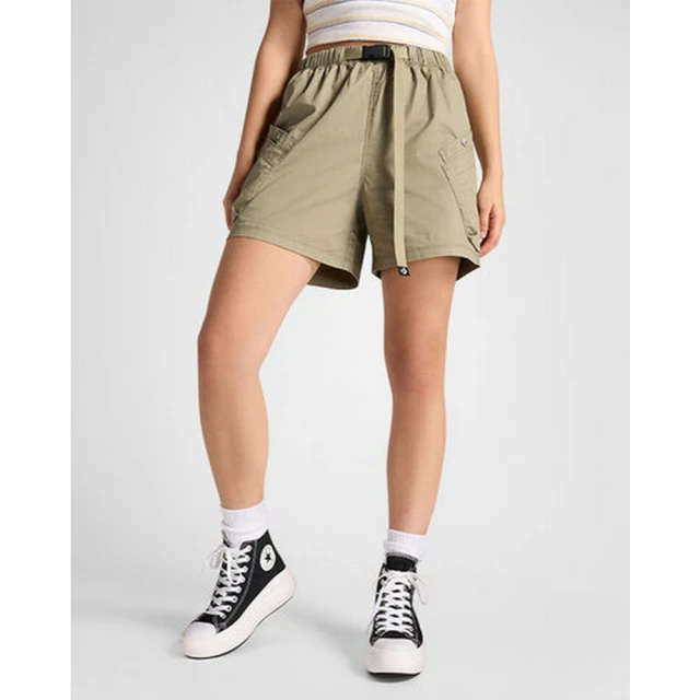 Converse 短褲 Stretch Canvas 女款 黑 小標 休閒褲 素色 基本款【ACS】 10021475A 歷史價格詳細信息