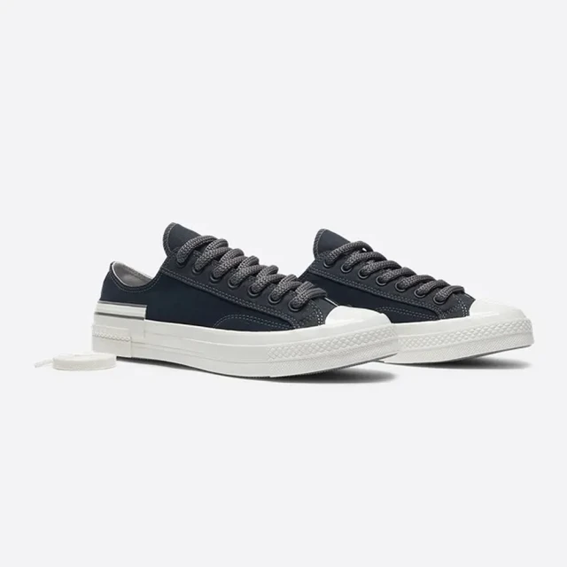 【CONVERSE】CHUCK 70 HACKED HEEL HI 高筒 休閒鞋 男鞋 女鞋 解構鞋 藍色-A07983C 歷史價格詳細信息