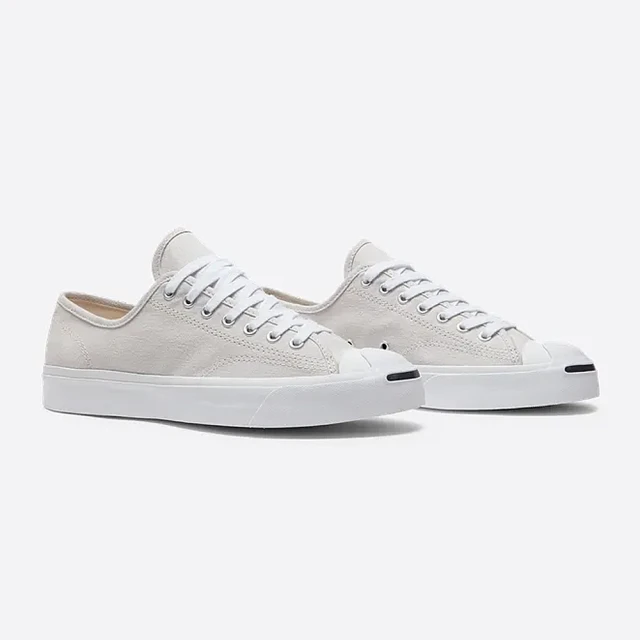 【CONVERSE】JACK PURCELL 男鞋 女鞋 JP開口笑 休閒鞋 黑色-164056C 歷史價格詳細信息