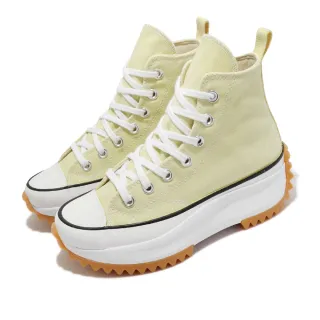 【CONVERSE】帆布鞋 Run Star Hike Hi 白 厚底 增高 男女鞋 燙金 刺繡 立體星芒標 休閒 匡威(A01312C) 歷史價格詳細信息