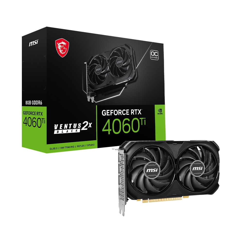 【MSI 微星】RTX 4060 Ti VENTUS 2X BLACK 8G OC 顯示卡+松聖 DUKE BR650W 電源供應器 歷史價格詳細信息