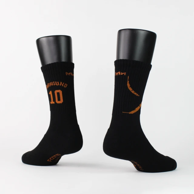 【FOOTER】排球少年!!飛吧標語高筒襪(HF03-黑) 歷史價格詳細信息