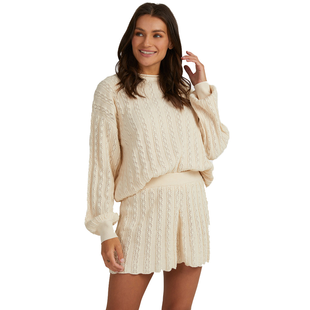 【ROXY】SUMMER NOMAD SWEATER 針織衫 米色 歷史價格詳細信息