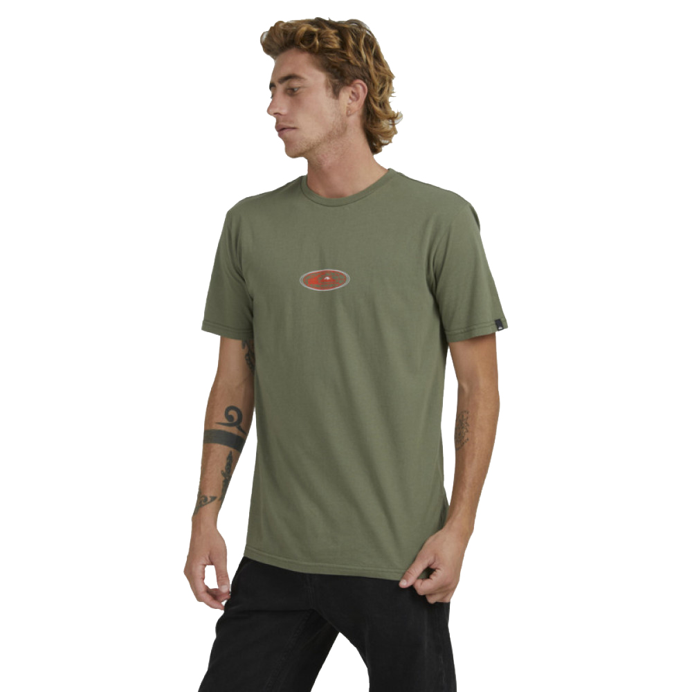 【QUIKSILVER】ON THE GRID SS T恤 軍綠 歷史價格詳細信息