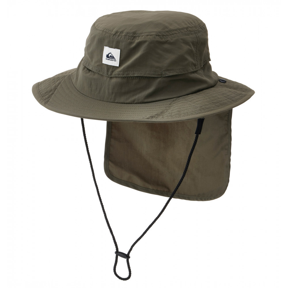 【Quiksilver】男款 配件 雙面防潑水戶外運動帽 漁夫帽 防曬帽 休閒帽 UV FIELD REVERSIBLE HAT(軍綠) 歷史價格詳細信息