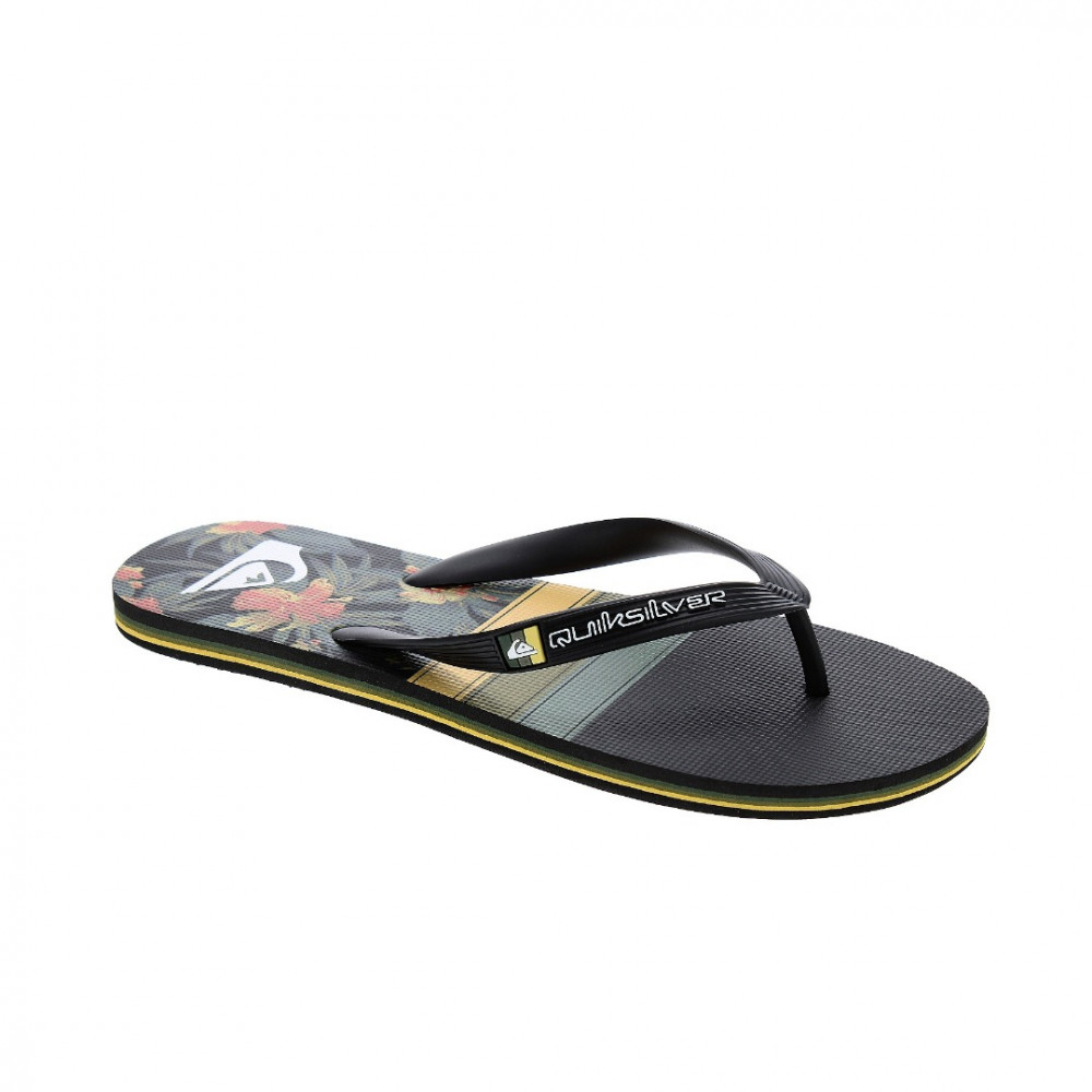 【Quiksilver】男款 男鞋 夾腳拖鞋 MOLOKAI AIR FLOW(黑色) 歷史價格詳細信息