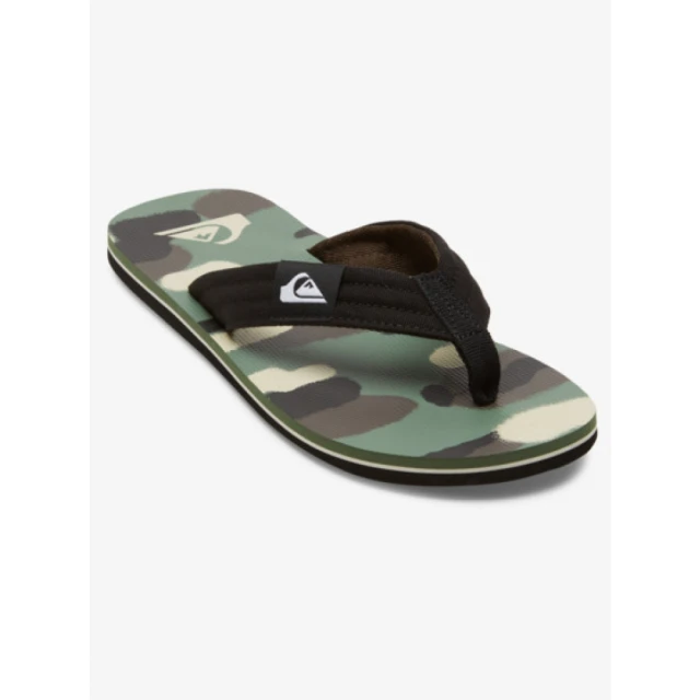 QUIKSILVER - MOLOKAI ECLIPSED DELUXE 男款 夾腳拖 黑灰 歷史價格詳細信息