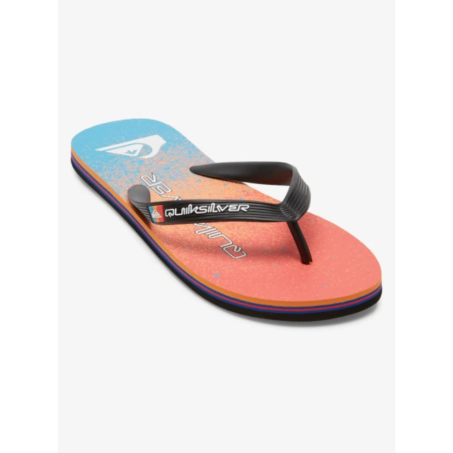 QUIKSILVER - MOLOKAI ECLIPSED DELUXE 男款 夾腳拖 黑灰 歷史價格詳細信息