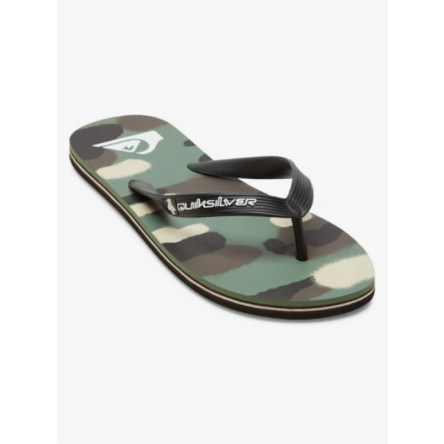 QUIKSILVER - MOLOKAI ECLIPSED DELUXE 男款 夾腳拖 黑灰 歷史價格詳細信息