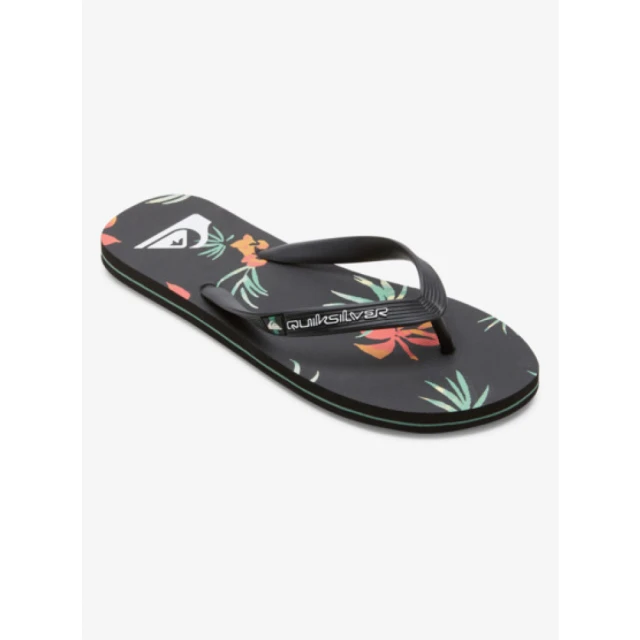 QUIKSILVER - MOLOKAI ECLIPSED DELUXE 男款 夾腳拖 黑灰 歷史價格詳細信息