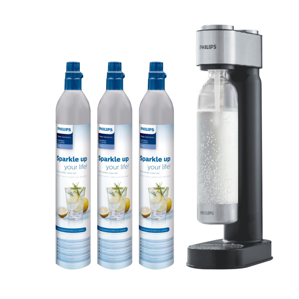 【Philips 飛利浦】氣泡水機全新專用二氧化碳氣瓶(ADD913) 歷史價格詳細信息