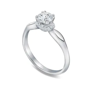 【Just Diamond】GIA 0.54克拉18K金鑽石戒指 擁抱幸福 歷史價格詳細信息