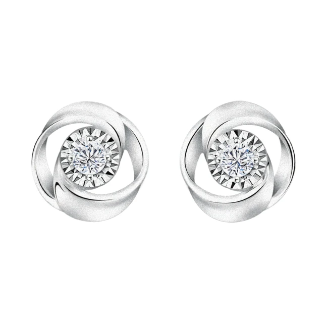 【Just Diamond】Dreamy系列18K白金鑽石耳環 (簡約) 歷史價格詳細信息