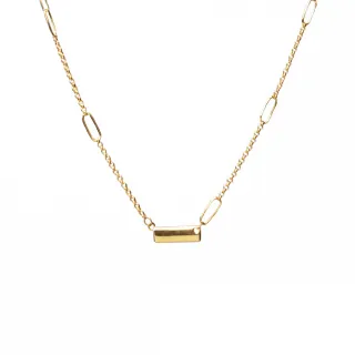 【Just Gold 鎮金店】輕奢 幾何純金項鍊-單圈(網路獨家款) 歷史價格詳細信息