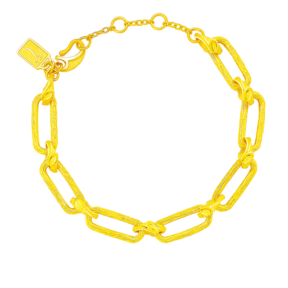 【Just Gold 鎮金店】蔡詩芸聯名款-簡約 黃金手鍊 歷史價格詳細信息