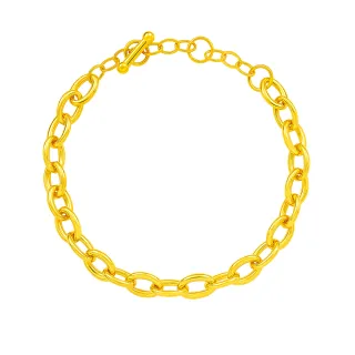 【Just Gold 鎮金店】金色誓言 黃金手鍊(加長版) 歷史價格詳細信息