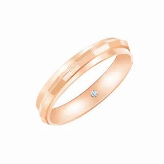 【Just Diamond】18K玫瑰金鑽石戒指 心有所屬(寬)對戒_男戒 歷史價格詳細信息