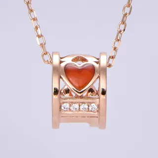 【Just Diamond】18K玫瑰金 心心象印 鑽石項鍊 歷史價格詳細信息