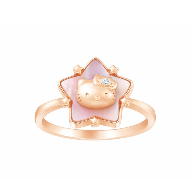 戒指HelloKitty卡通可愛金屬戒指小眾復古甜酷辣妹開口調節指環女禮物 歷史價格詳細信息